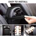 thumbnail image 6 of Bingfone Car Four-Season Universal Armrest Box Mat,Car Armrest Seat Cover Soft Leather Waterproof Armrest Cover Center Console Mat-Corgi Dog2, 6 of 7
