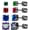 Green/Red/Blue/Rainbow CZ 3-6mm, variant on 4 Pairs Titanium Screw Back Surgical Stainless Steel Earrings for Women Men,Rainbow 5A Cubic Zirconia Studs Double Side Earrings Piercing Sleeper Jewelry 6mm