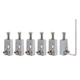 thumbnail image 2 of Monturas de Puente de Guitarra Eléctrica Yuyangstore Reemplazos de Latón Plata, 2 of 7