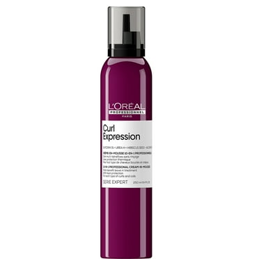 L’Oreal Curl Expression 10-in-1 Mousse | Multi Benefit Leave in Treatment for Curly, Coily and Wavy Hair, 8.4 fl.oz.