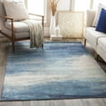 thumbnail image 2 of BoutiqueRugs Deport Contemporary Area Rug - Ice Blue, Blue, Charcoal - 2'2" x 3'9", 2 of 7