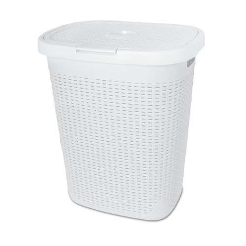 Palm Luxe Collection Gray Superio Brand 505-506-507 Superio Laundry Hamper 1.4 Bushel