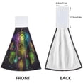 thumbnail image 4 of GZHJMY Kitchen Hanging Hand Towels for Bathroom Decorative with Hanging Loop Boho Ethnic Dreamcatcher Set of 2 Soft Absorbent Funny, 4 of 7