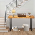 thumbnail image 6 of Counter Height Bar Table,Rectangular Narrow Pub Table for Small Space,Industrial High Top Bar Table with Metal Frame & Adjustable Feet,Easy Assembly,for Restaurants,Apartment ( 120cm), 6 of 6