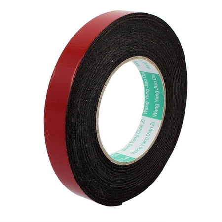Door Seal 20mm x 2mm Dual-side Adhesive Shockproof Sponge Foam Tape 5M Length