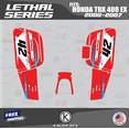 thumbnail image 2 of Kalair GFX Graphics Kit for Honda ATV TRX 400EX (2005-2007) Lethal Series, 2 of 5