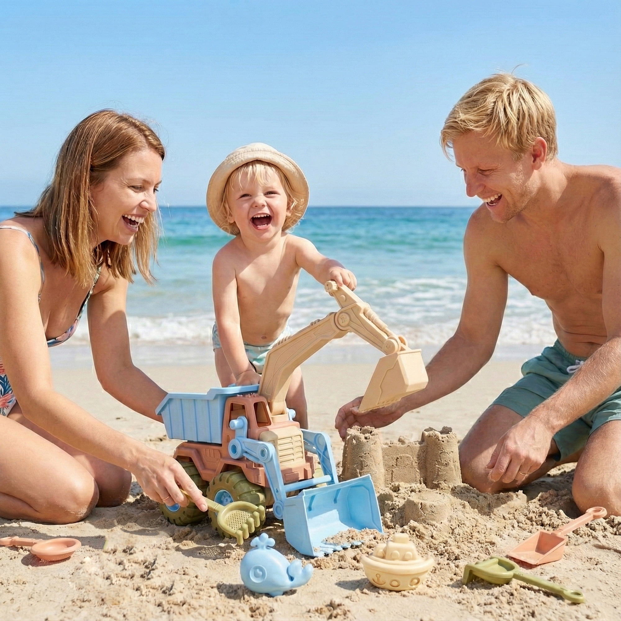 Flynow 7 Pcs Beach Toy Set for Kids 3+ Years Old – details