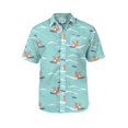 thumbnail image 5 of Camisa hawaiana de gran oferta de verano para hombre, camisas de playa con estampado divertido de hojas de surf en 3D para hombre, blusa genial de gran tamaño, ropa de calle, 5 of 5