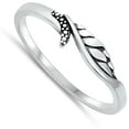 thumbnail image 4 of Vintage Oxidized Angel Wing Ring .925 Sterling Silver Band Jewelry Female Male Unisex Size 3, 4 of 4