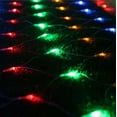 thumbnail image 3 of 9.84ft x 6.56ft 204 LED Red de luces navideñas para patio, transparente, multicolor Ormromra CJWUS-4984, 3 of 7