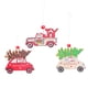 thumbnail image 1 of Bewildely Astillas colgantes de , colgantes con forma de coche con cordón, artesanías DIY, decoraciones de ambiente para Festival, regalos para Kits de decoración para fiestas, 1 of 6