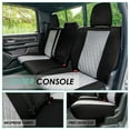 thumbnail image 4 of For 2022 – 2024 Dodge RAM 1500 FH Group Neoprene Waterproof Custom Fit Car Seat Covers  - Rear Gray, 4 of 5