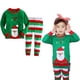 thumbnail image 3 of Conjunto de Pijama de Navidad para niños y niñas, ropa de dormir con dibujos animados, de 2 a 7 años, 3 of 4