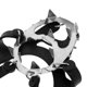 thumbnail image 5 of 1 par de clavos para zapatos, garras para zapatos, cadenas para nieve, crampones para hielo y nieve Negro, 5 of 9
