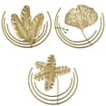 thumbnail image 1 of 3 Piezas de Escultura de Hoja de Estilo Moderno, Arte de Pared Nórdico para Colgar en La Pared, Decoración de Jardín, Patio, Artesanía para Cafetería, B perfecl none, 1 of 8