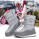 thumbnail image 4 of K KomForme Botas de nieve para niños y niñas, botas de invierno para exteriores, impermeables con forro de piel (niños pequeños/niños grandes), 4 of 4