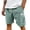 Light Green#18038NN, variant on Hearthz S-5XL Mens Corduroy Shorts Wide Leg Men's Running Athletic Shorts Elastic Waist Drawstring Men's Beach Shorts with Pockets Light Gray XXL