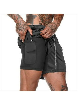 Men's workout 2024 shorts with liner