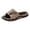 Khaki, variant on Pillow Slippers for Women and Men Home Slip on Shower Sandals Shoes Cushioned Thick Sole Lightweight Summer Slides Black Size 6