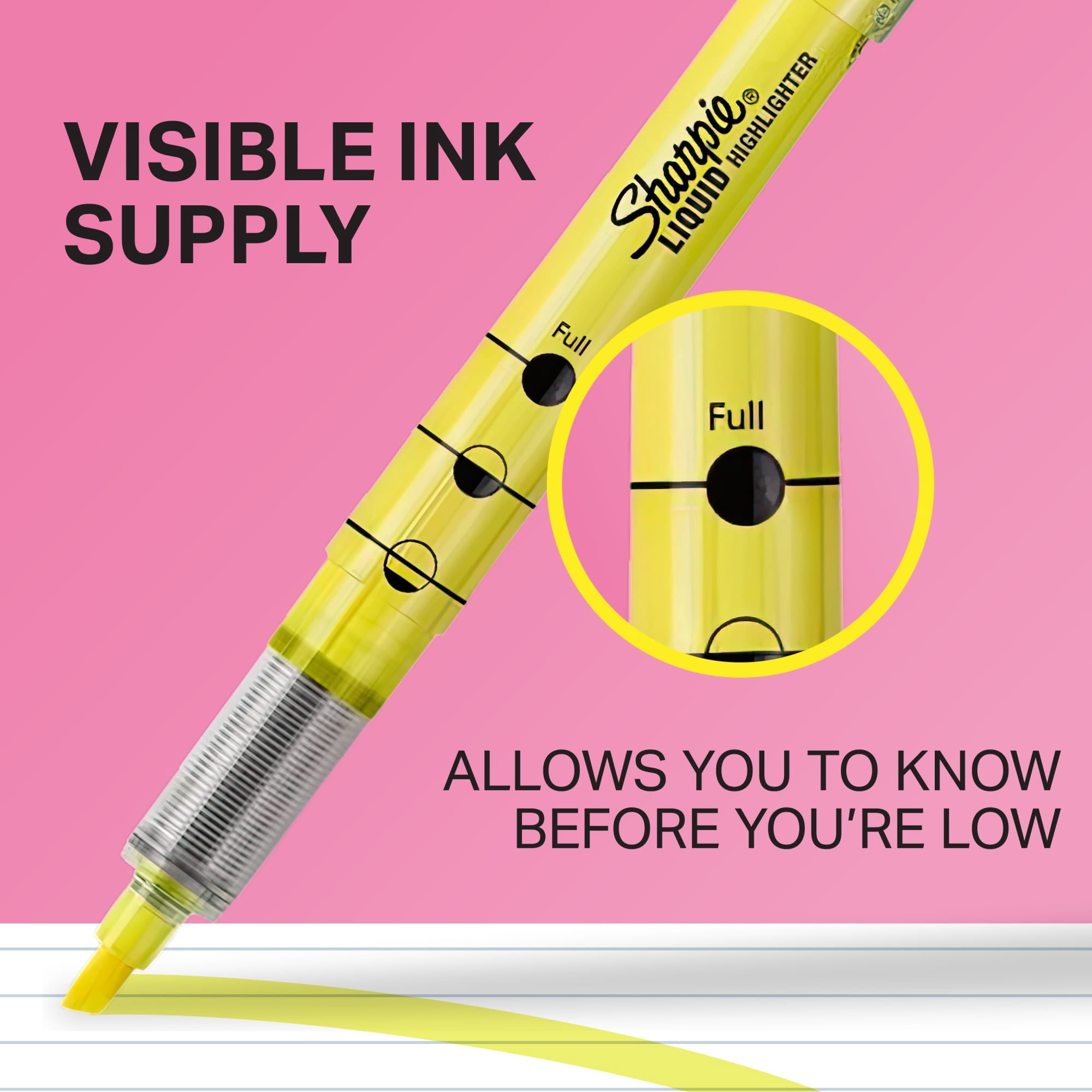 (9 pack) Sharpie Liquid Highlighter, Chisel Tip Highlighters, Assorted Colors, 5 Count