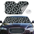 thumbnail image 2 of Balery Flower Print Car Windshield Sun Shade,Windshield Sunshade for Car Pickup Truck SUV Accessories-Medium, 2 of 7