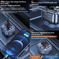 thumbnail image 3 of Bluetooth 5.1 FM Transmitter Car FM 30W 2.4A Type C Fast Charging and USB Port Bluetooth Adapter Car Charger, 3 of 4