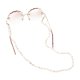 thumbnail image 3 of Cadena de gafas de sol con cuentas de concha de moda, cadena de gafas de sol decorativa para mujer, blanco, 75 cm, 3 of 5