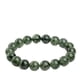 thumbnail image 1 of Pulsera de cuarzo rutilado verde natural de 9 mm para hombres/mujeres, 1 of 1