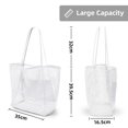 thumbnail image 5 of KALIDI Bolso de mano de malla de nailon para playa, bolso de mano informal Hobo para mujer, bolso de hombro plegable MAX 23L para vacaciones de picnic en la playa, 5 of 5