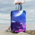 thumbnail image 7 of Hirioo Dreamy Colorful Starry Sky for Elasticity Suitcase Cover (No luggage Included) Durable Luggage Protector Fits 18-32 Inch Luggage-Medium, 7 of 7