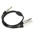 thumbnail image 2 of Oubit Stereo Splitter Y Cable,1/4 Inch Stereo Splitter Mono Male Plugto Dual Inch Female Jack Cable Dual Inch Splitter Cable Class Leading Features, 2 of 9