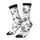 thumbnail image 1 of Balery Retro Rooster Calcetas Largas con Estampado para Hombre y Mujer – Suaves y Transpirables, Talla Única (US 5-11), 1 of 6