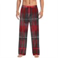 thumbnail image 2 of Weiqiqre Mens Pants Bottoms Elastic Waist Drawstring Fallow Sleep Lounge Pants,Size L, 2 of 5