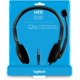 thumbnail image 5 of Auriculares con cable H111, auriculares estéreo con micrófono con cancelación de ruido, conector de audio de 3,5 mm, PC/Mac/portátil/teléfono inteligente/tableta - Negro, 5 of 5