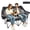 Black, variant on PNKKODW Oversized Padded Double Camping Chair Heavy Duty Folding Loveseat Supports Up to 800 lb 2 Person Outdoor Lawn Chair with Cooler Bags and Wine Glass Holders