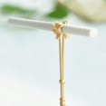 thumbnail image 3 of Naievear Soporte Anillo Ajustable Patrón de Flores Latón Rosa Cigarrillos para Fumar, 3 of 3