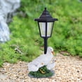 thumbnail image 1 of Estatuas de pato de jardín con linterna solar, decoración moderna y única, regalos decorativos. 13x11x325cm, 1 of 7