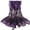 Dark Purple, variant on Women Fashion Peacock Flower Embroidered Lace Scarf Long Soft Wrap Shawl Stole