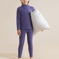 thumbnail image 2 of LUOGENLI Ensemble de Pyjama Raglan Doux et Confortable pour Enfants Filles Garçons 2 Pcs Boho Maxi avec Poches Marine 5-6 Ans, 2 of 4