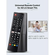 Universal Replacement Remote Control – Compatible with LG Smart TV LCD LED OLED UHD HDTV Plasma 3D 4K TVs (AKB74915305, 50UH5500, 50UH5500-UA, 65UH6150)
