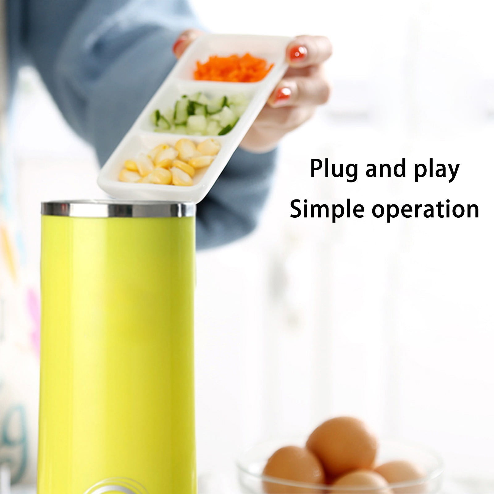 Gnmfd Eggs Roll Machine Breakfast Cooker, Hot Dog Omelet Maker, Non-Stick Household Egg Roll Warmer with Cleaning Brush Oil Brush Skewers for Quick Easy Breakfast Cooking