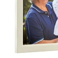thumbnail image 3 of ArtToFrames 10x20 Inch Slanted Lip White Picture Frame, This White Wood Poster Frame is Great for Your Art or Photos, Comes with Regular Glass (4825), 3 of 7