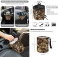 thumbnail image 4 of Yuyamidu Deer Car Front Seat Covers Full Set Camo Hunting Steering Wheel Cover Seat Belt Pads Armrest Cover Coasters Trash Bag Air Vent Bag Rearview Mirror Cover Keychain 12 PCS Auto Accessories, 4 of 7
