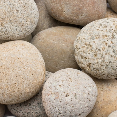- Margo Buff Cabo Beach Pebble Landscape Rock, 30 lb