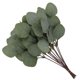 thumbnail image 2 of GOOHOCHY 12 tallos de eucalipto falsos, hojas artificiales realistas para arreglos florales., 2 of 8