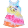 thumbnail image 4 of Paw Patrol Chase, Marshall and Skye Girls 2 Pack Sleeveless Romper, Toddler, 4 of 5