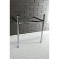 thumbnail image 2 of Kingston Brass VPB2818331 Stainless Steel Console Sink Legs in Polished Chrome, 2 of 7