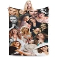 thumbnail image 3 of Blanket Elizabeth Olsen Throw Flannel Blankets UltraSoft Micro Fleece Blanket Warm Cozy Plush Gift for Room Decoration Sofa,Office Bed car Camp Couch Beach, 3 of 9