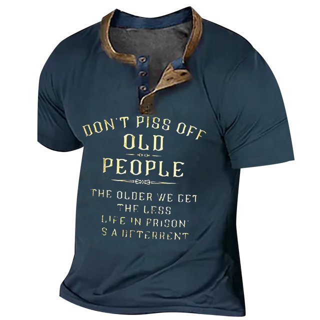 Men's T-shirt T-shirts Graphic Text Black Military Green Pool Dark Gray 3D Printing Street Casual Short Sleeve Button Down Printed Clothing Basic XL