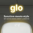 thumbnail image 5 of Homedics Essential Glo, Digital Bathroom Scale, Motion-Sensing Ambient Center Illumination, Sleek Tempered Glass, High-Precision Weight Measurement Up to 400 lbs, Sustainable Design, White, 5 of 8